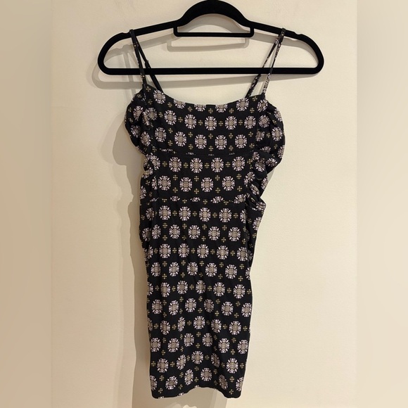 Free People Center Of Attention Mini Dress in Black Combo Size XS - Picture 5 of 8